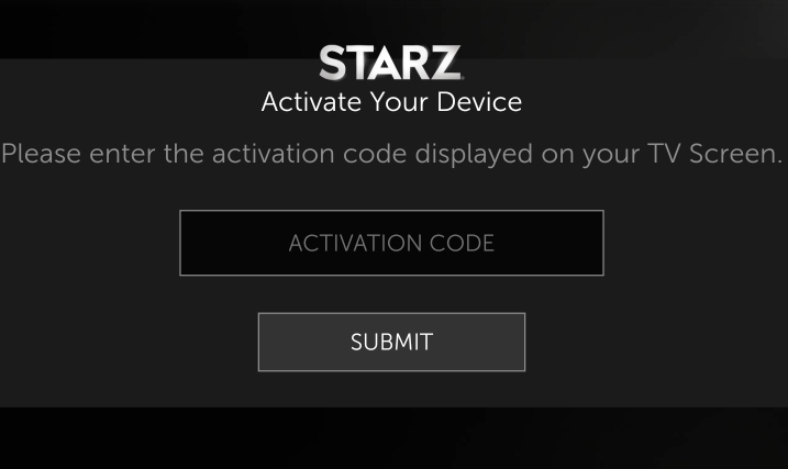 Starz activation