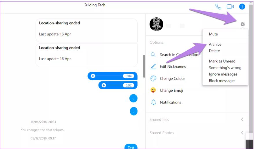 Retrieve Deleted Messages on Messenger
